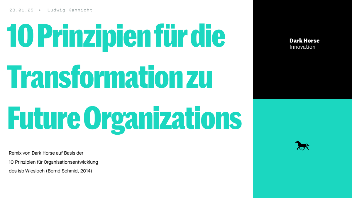 Vorschau: 10 Prinzipien für die Transformation