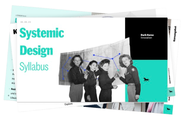Kursübersicht Syllabus Systemic Design